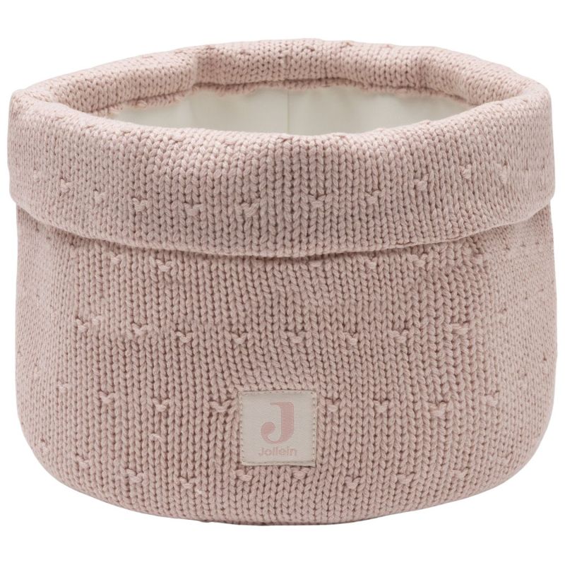 Panier de rangement Sprinkle Knit Silk Rose (14 x 18 cm) Jollein Produit 1