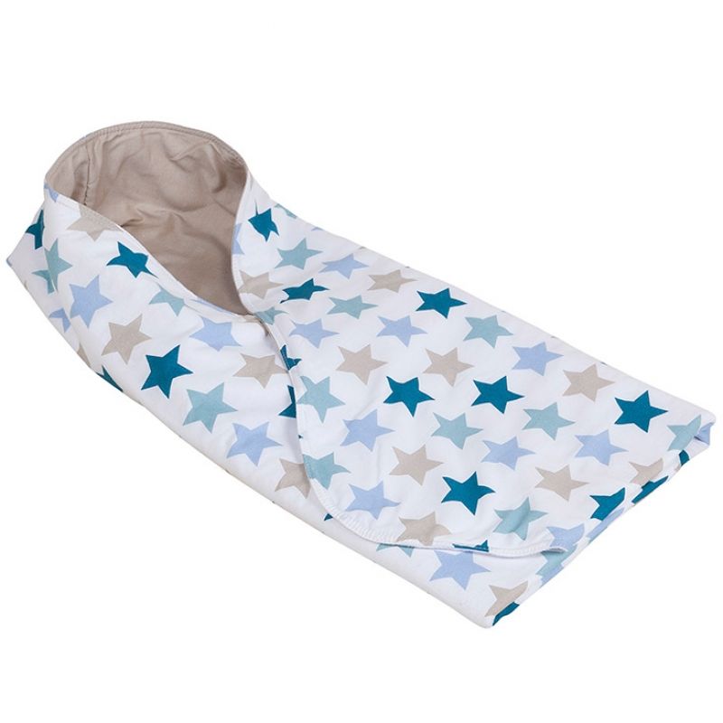 Nid d'ange Mixed stars mint (95 x 108 cm) Little Dutch