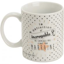 Mug Marraine incroyable  par Amadeus Les Petits