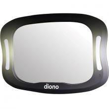 Miroir de surveillance avec éclairage Easy View XXL noir  par Diono