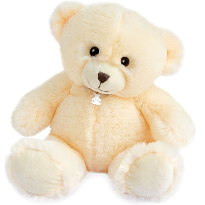 Peluche ours Bellydou écru (40 cm) Histoire d'Ours