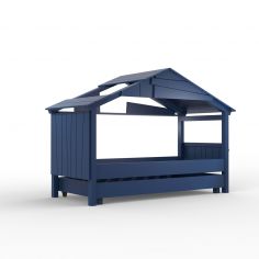 Lit cabane Star avec tiroir finition laquée (coloris au choix) - Mathy by bols