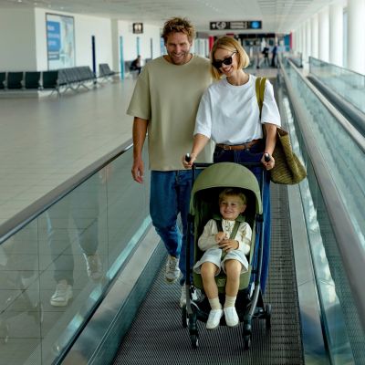 Poussette compacte Libelle Canvas White