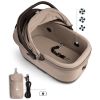 Siège auto pour animal avec ventilateur et système Isofix intégré MAEVE ISO6X WIND FAWN Tavo Produit 3