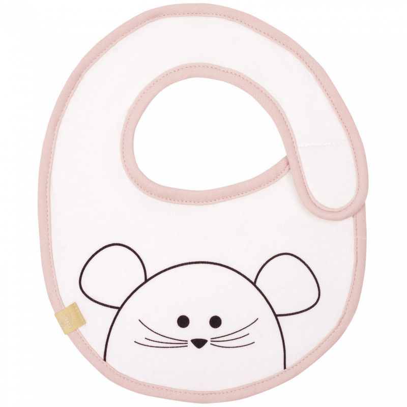 Bavoir éponge Little Chums souris (petit modèle) Lässig