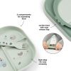 Foodie coffret repas ventouse Tiny farm Vert Done by Deer Produit 8