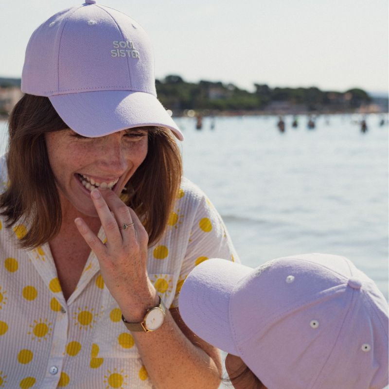 Casquette adulte Soul Sister lila (tour de tête 56-61 cm) Chamaye Ambiance 6