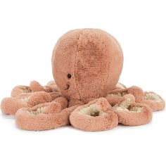 Peluche Ocean Crew Odell la pieuvre rose (49 cm)