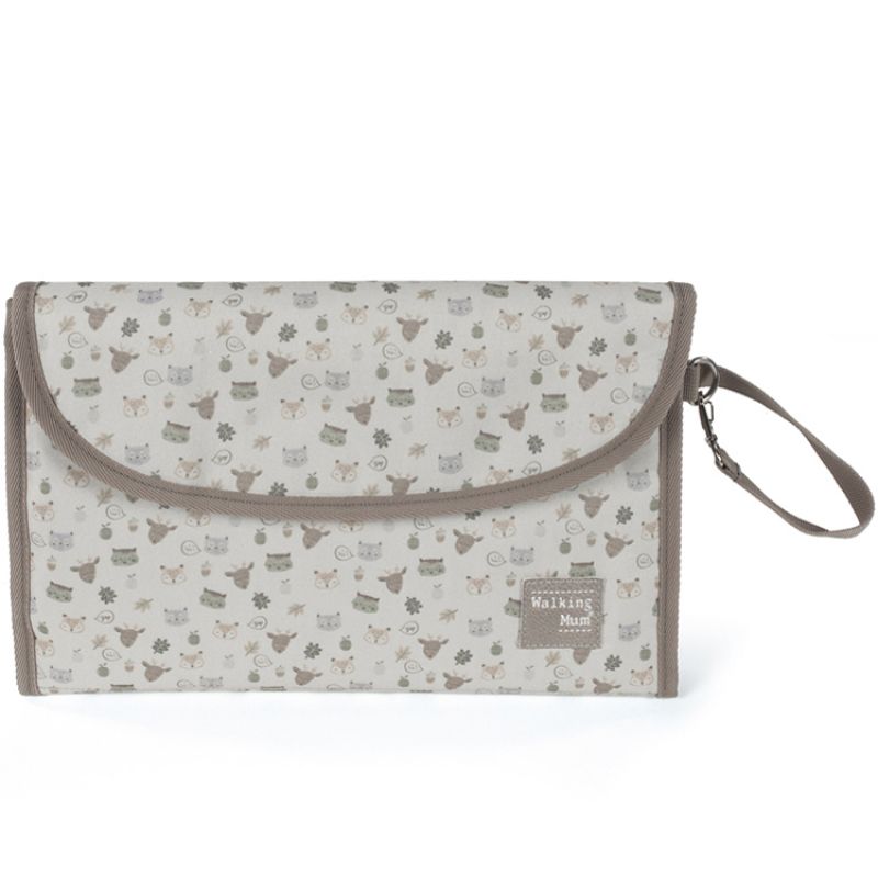Tapis à langer avec poches Happy Animals Walking Mum