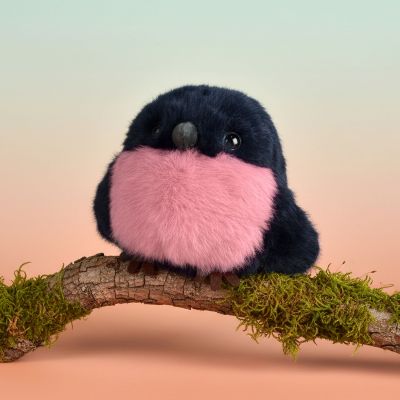 Peluche LES CUI-CUI PARADIS Rouge-gorge (15 cm)