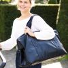 Sac à langer Mommy Bag Signature Simili cuir noir Childhome Ambiance 8