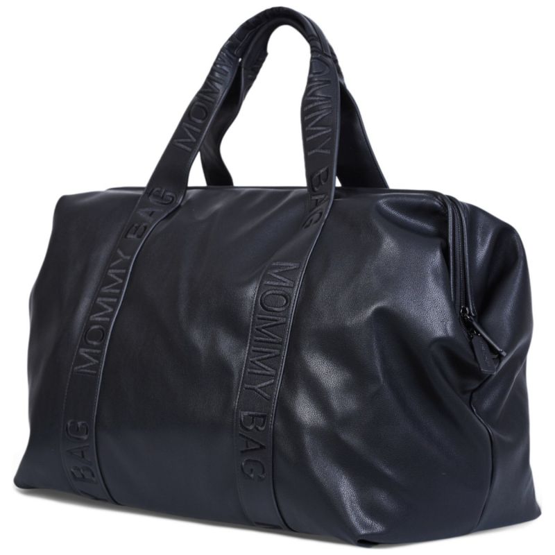 Sac à langer Mommy Bag Signature Simili cuir noir Childhome Produit 3