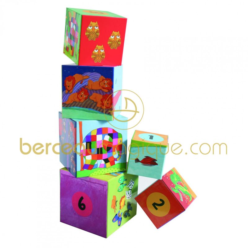Cubes gigognes Elmer Petit Jour Paris
