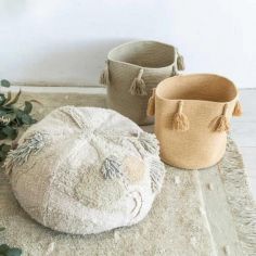 Panier de rangement Woody Miel(30 x 30 cm)