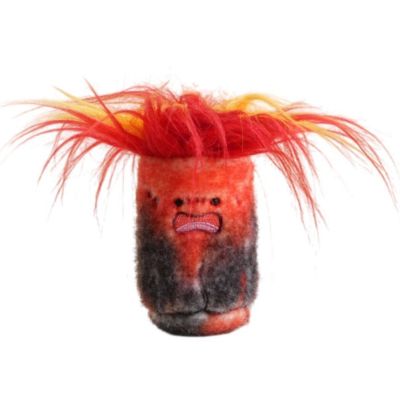 Porte-clé peluche Barbecue Charbon de bois (10 cm) Bazuuyu