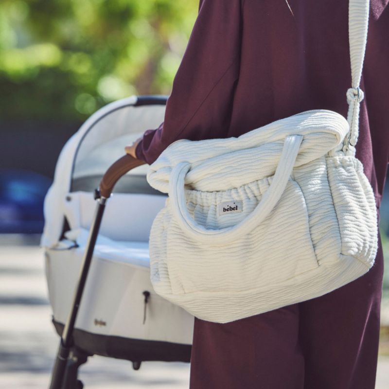 Sac à langer écru Comme un bonbon Wavy BEBEL Ambiance 5