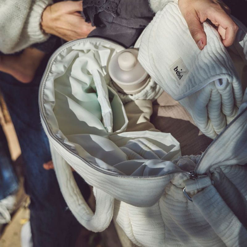 Sac à langer écru Comme un bonbon Wavy BEBEL Ambiance 7