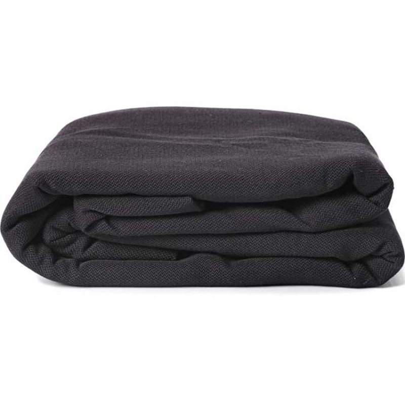 Echarpe de portage tissée en coton bio noir (4,60 m) NéoBulle