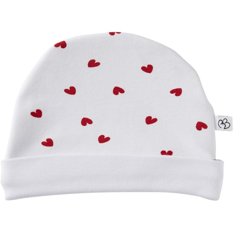 Bonnet de naissance doublé Mon petit coeur (6 mois) BB & Co Produit 1