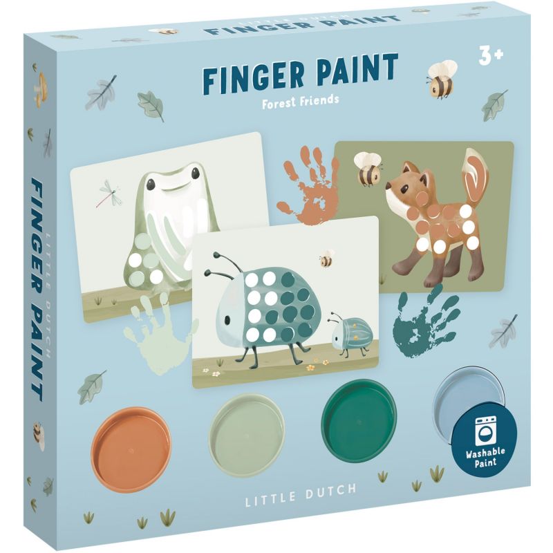 Kit de peinture au doigt Forest Friends - Reconditionné Little Dutch Produit 1