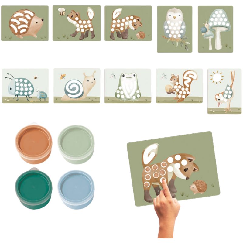Kit de peinture au doigt Forest Friends - Reconditionné Little Dutch Produit 3