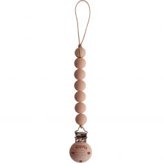 Attache sucette Halo Pale Taupe - Mushie