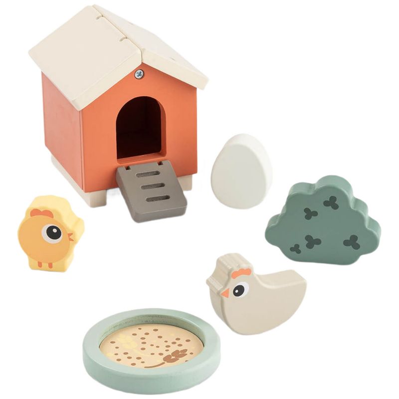 Coffret de jeu Tiny farm Clucky Done by Deer Produit 1