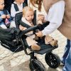 Poussette triplet noire Childhome Ambiance 5
