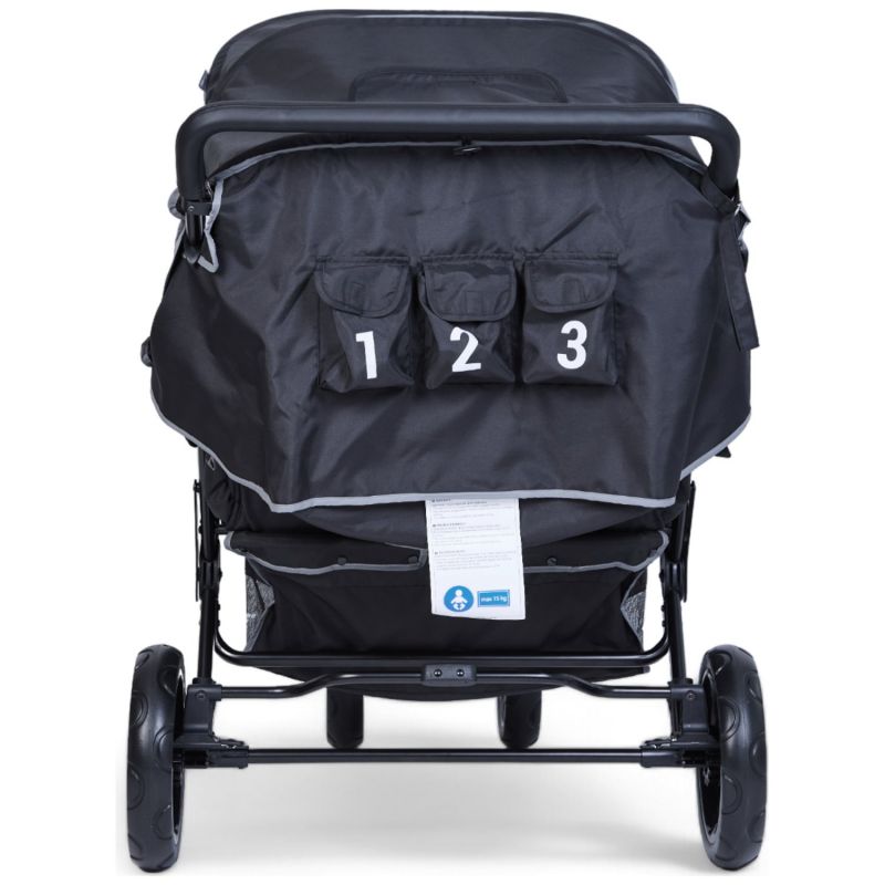 Poussette triplet noire Childhome Produit 8
