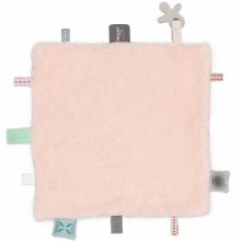 Doudou attache sucette Sweet Dreaming Orchid Blush (25 x 25 cm)  par Snoozebaby