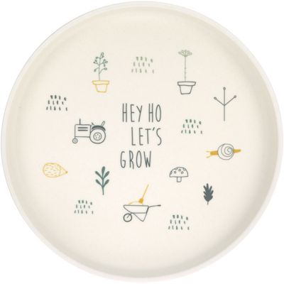 Assiette Hey ho let's grow vert Garden Explorer Lässig