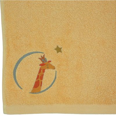 Serviette de bain Girafe Vanille (70 x 140 cm) L'oiseau bateau
