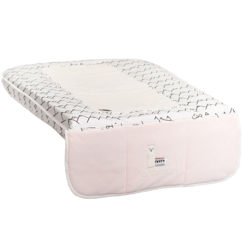 Matelas à langer rose Lamamour (69 x 50 cm) Maison Nougatine