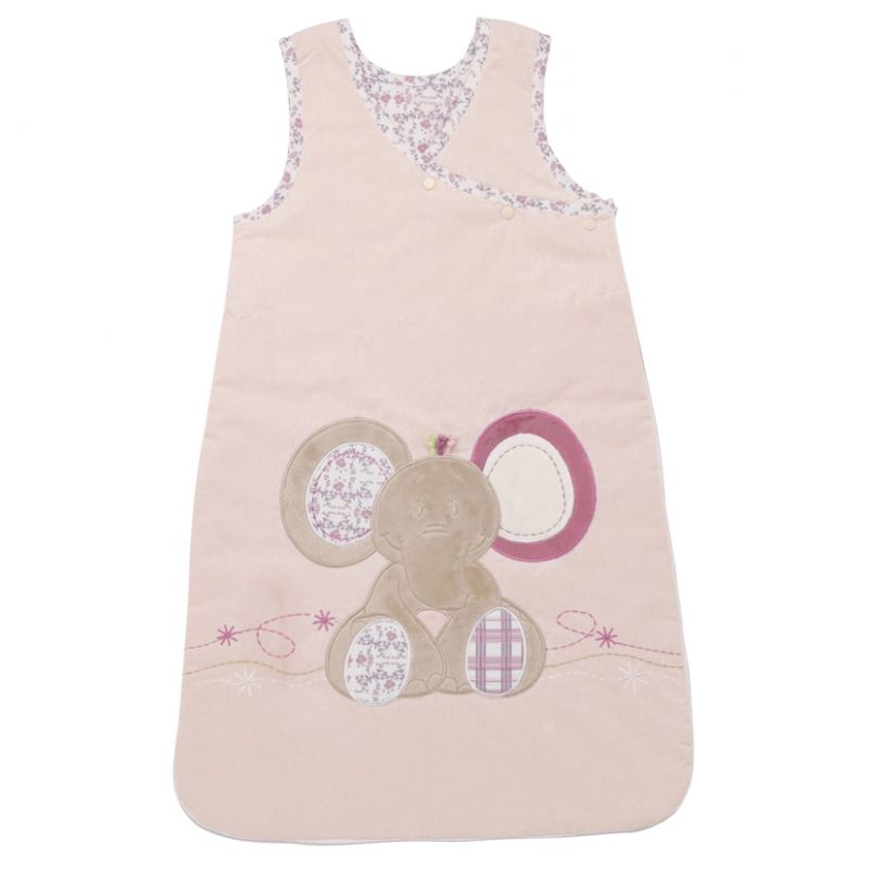 Gigoteuse en coton rose Kali, Nina et Kenza (70 cm) Noukie's