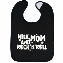 Bavoir à velcro Milk mum and rock n'roll (12-18 mois)  par Gaspard et Zoé