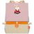 Variation Rose, orange, blanc du produit Sac à dos Super Lapin de la marque L'oiseau bateau