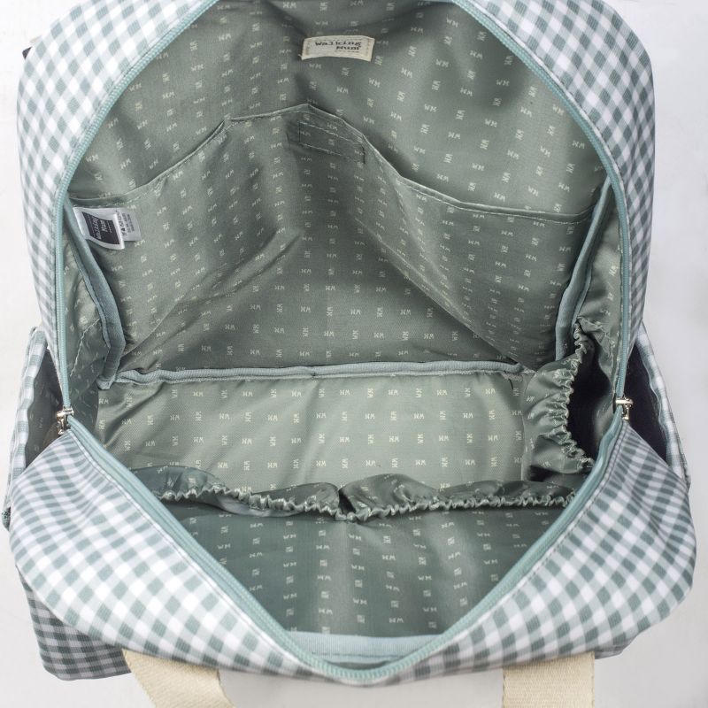 Sac à dos à langer I love Vichy vert Walking Mum Produit 3