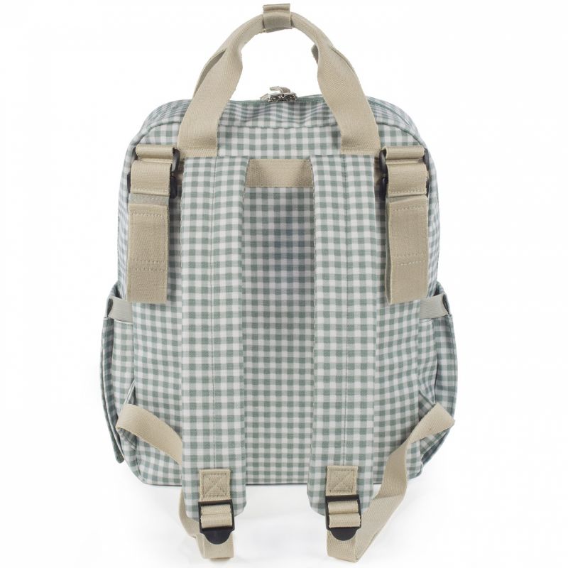 Sac à dos à langer I love Vichy vert Walking Mum Produit 4