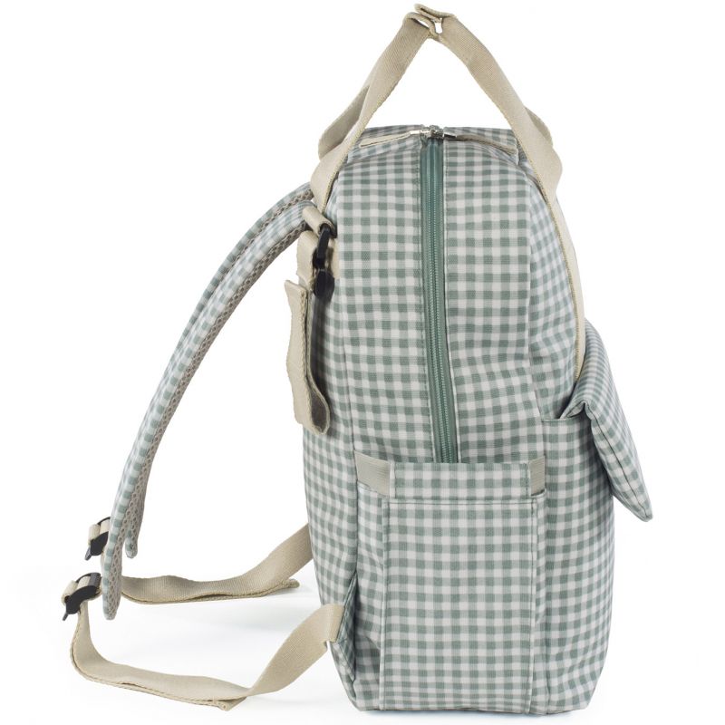 Sac à dos à langer I love Vichy vert Walking Mum Produit 6