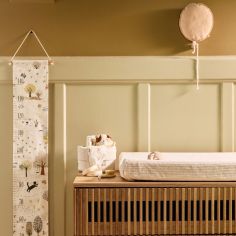 Lot de 2 housses de matelas à langer en éponge Oatmeal-Sand (50 x 70 cm)