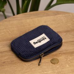 Porte-monnaie Lili Velours Marine - Hindbag