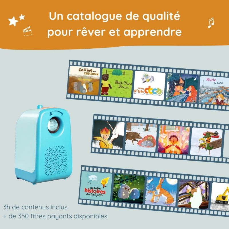 Vidéoprojecteur Tikino des 3-10 ans (sur batterie) Tikino Produit 5