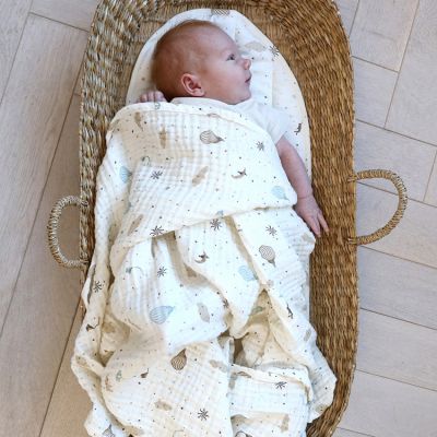 Lot de 3 langes bébé en coton bio Dreamland (70 x 70 cm) (Cam Cam Copenhagen) - Image 3