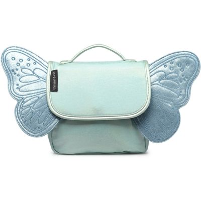 sac à dos papillon irisé bleu