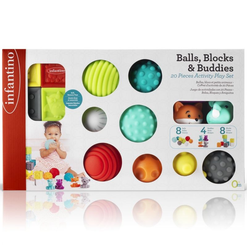 Coffret jouets de bain Sensory (20 pièces) Infantino Packaging 7