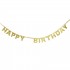 Guirlande Happy Birthday dorée - My Little Day Guirlande Happy Birthday dorée - My Little Day
