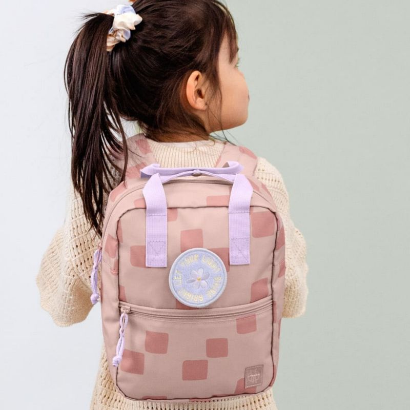 Mini sac à dos carré Pattern Party rose Lässig Ambiance 2