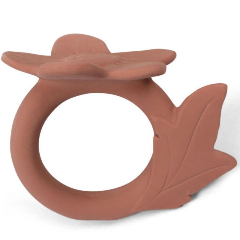 Bracelet de dentition en caoutchouc naturel  fleur Filibabba Produit 3