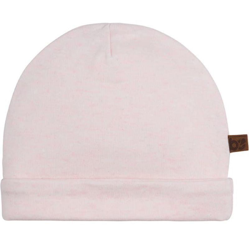 Bonnet en coton bio Melange rose (0-3 mois) Baby's Only