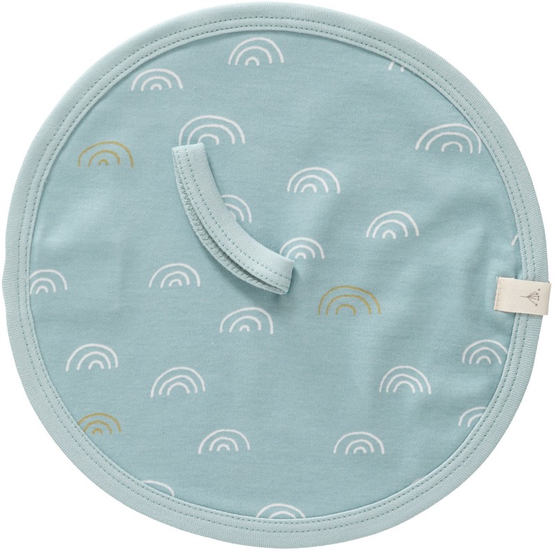 Doudou attache sucette Rainbow bleu Fresk